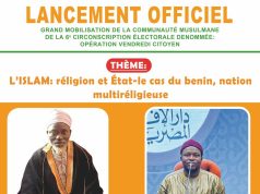 Vaste campagne de mobilisation citoyenne de la communauté musulmane de la 6ème circonscription électorale Dr. Imam Chakirou Amoussou lance l’« Opération Vendredi Citoyen »