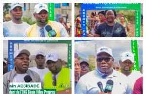 Dernière descente de l’équipe de supervision du Concours Abomey-Calavi Ville Propre : Les 9 arrondissements clôturent la compétition dans une ambiance d’unité et de fierté