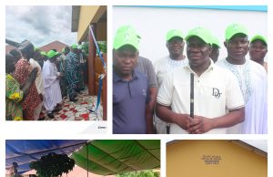 Zangnanado/Remise officielle d’un vaste hangar de réunion à Dovi : Dr Isidore Hounhuèdo et la coordination BR font un geste social au profit des habitants de Clobo