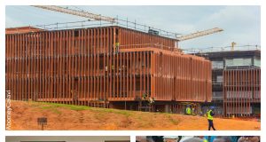 Abomey-Calavi / Cité administrative d’Ahossougbéta: Les ministres conseillers et le maire Ahouandjinou évaluent l’avancement du chantier