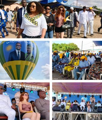 Bénin/ demarrage de la Campagne électorale pour la présidentielle À Abomey-Calavi, Claudine Prudencio a frappé fort pour le duo candidat Wadagni-Talata